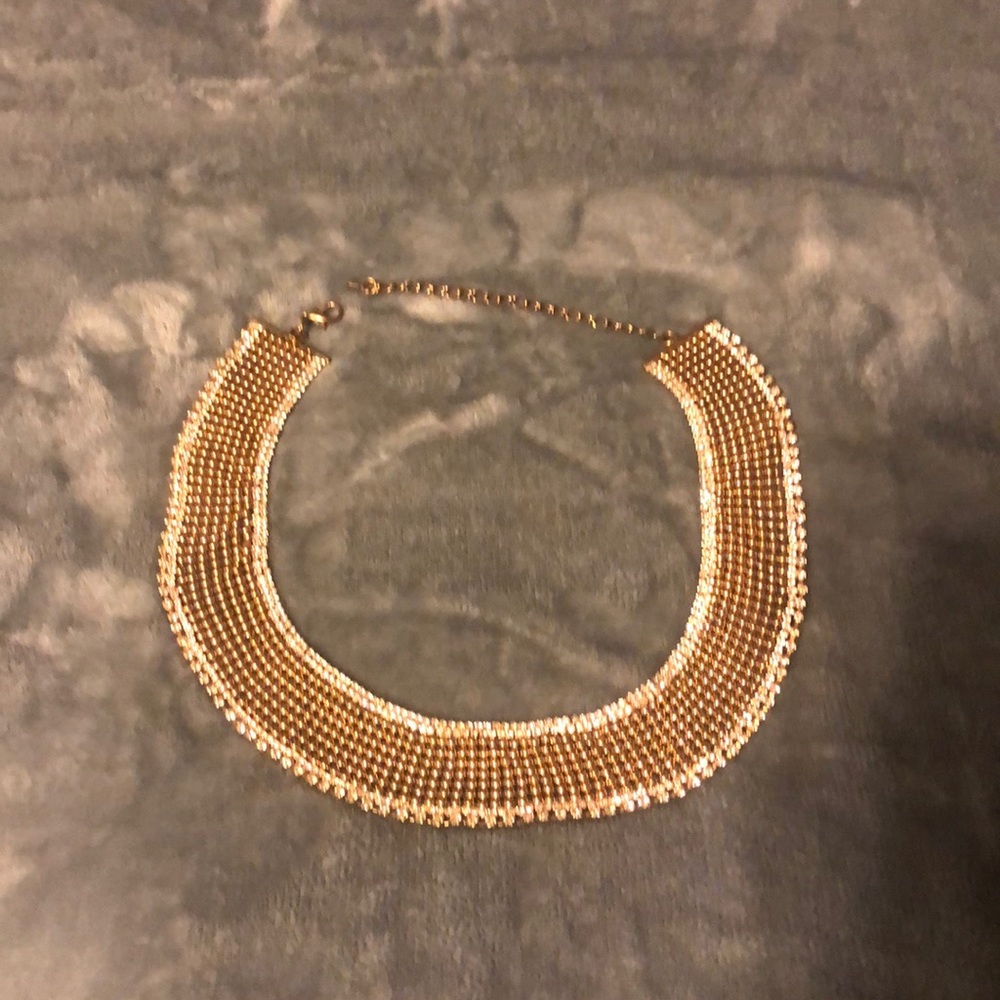 Gold adjustable necklace